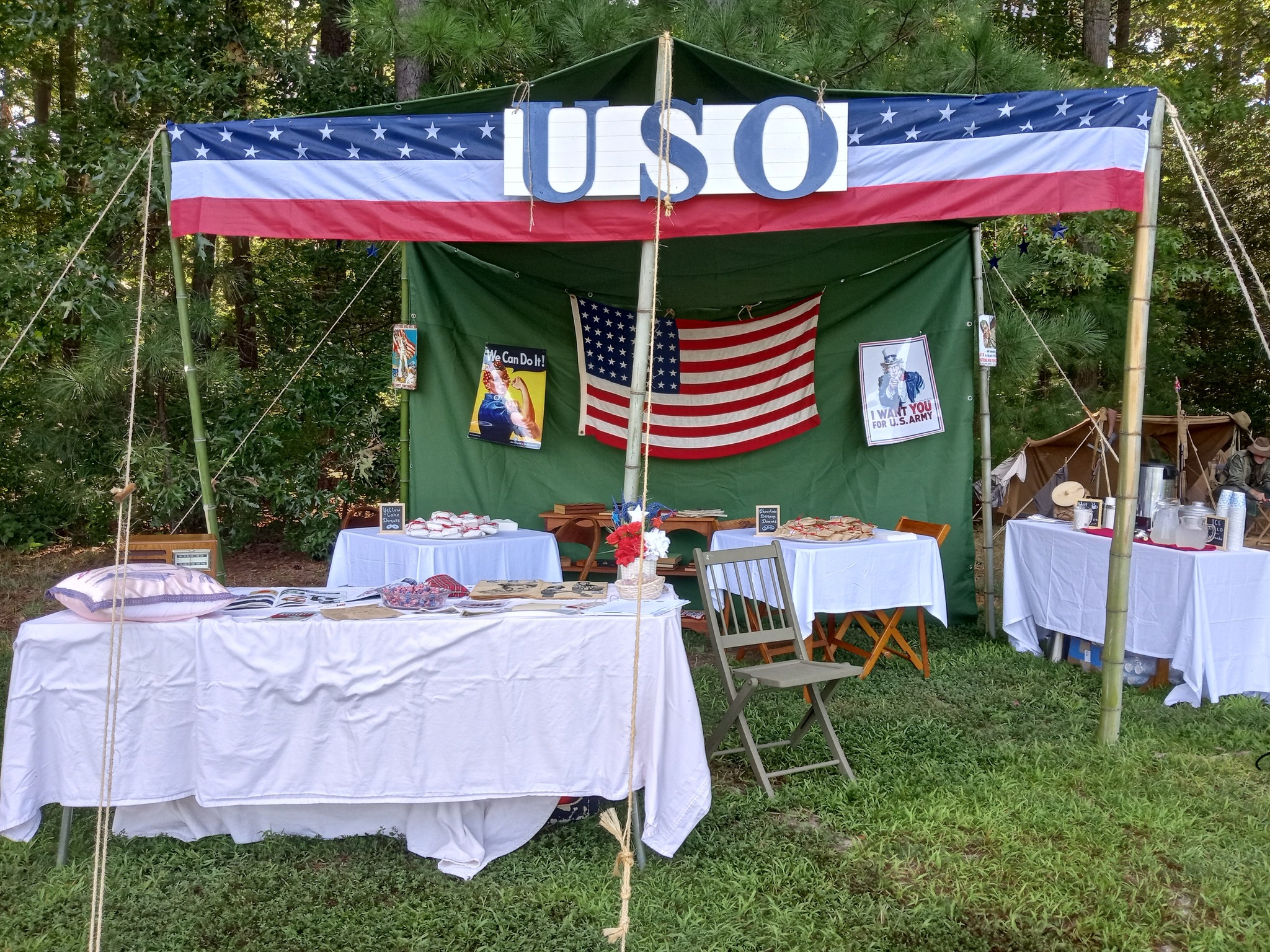 Laurie Lunsford at the Dinwiddie Historical Society